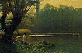 Jean-Leon Gerome Summer Afternoon on a Lake painting